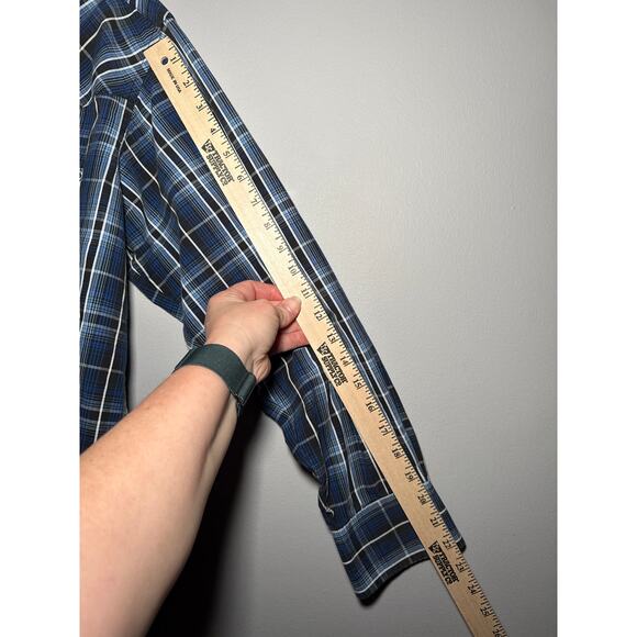 Men's Wrangler Long Sleeve Western Shirt with Pearl Snaps Medium - Picture 12 of 12